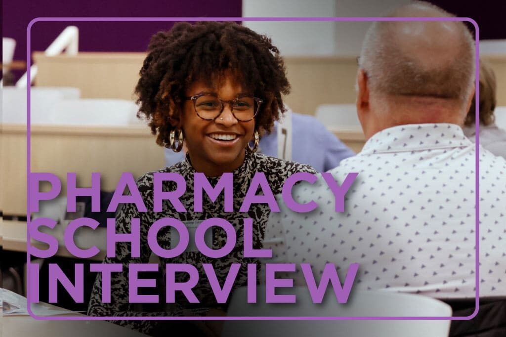 Student practices for pharmacy school interviews with UHSP alumnus.