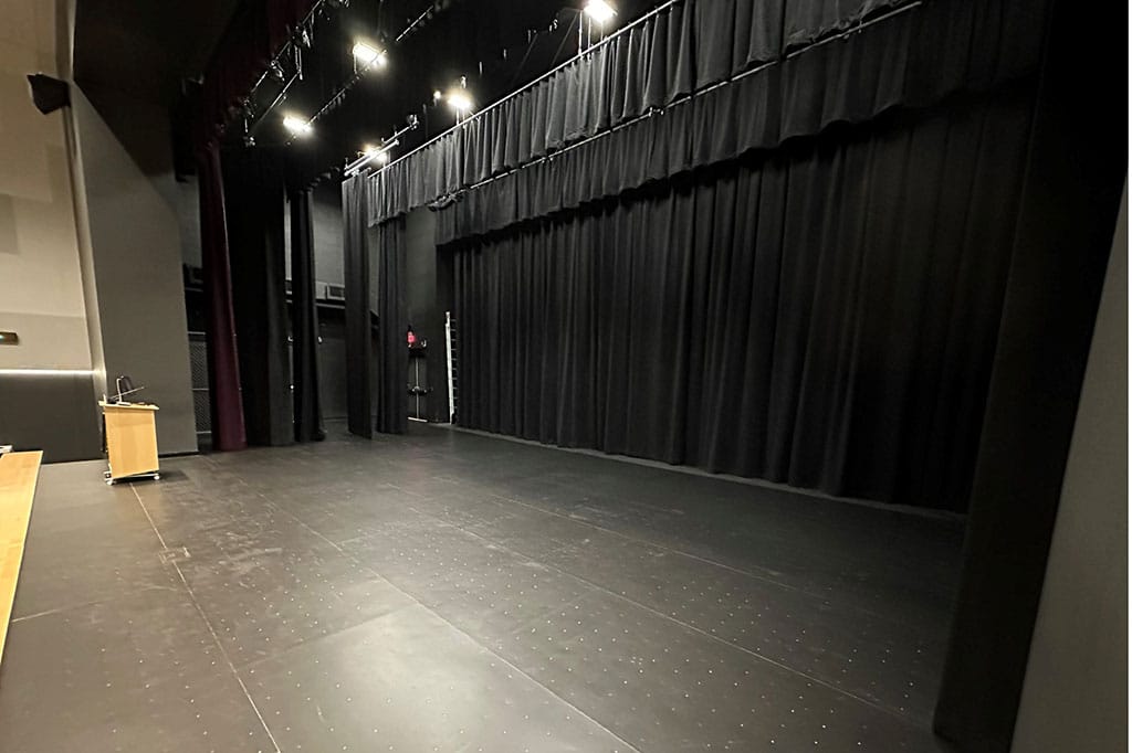 UHSP auditorium stage view