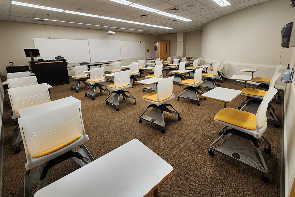 UHSP classroom Jones Hall 1122