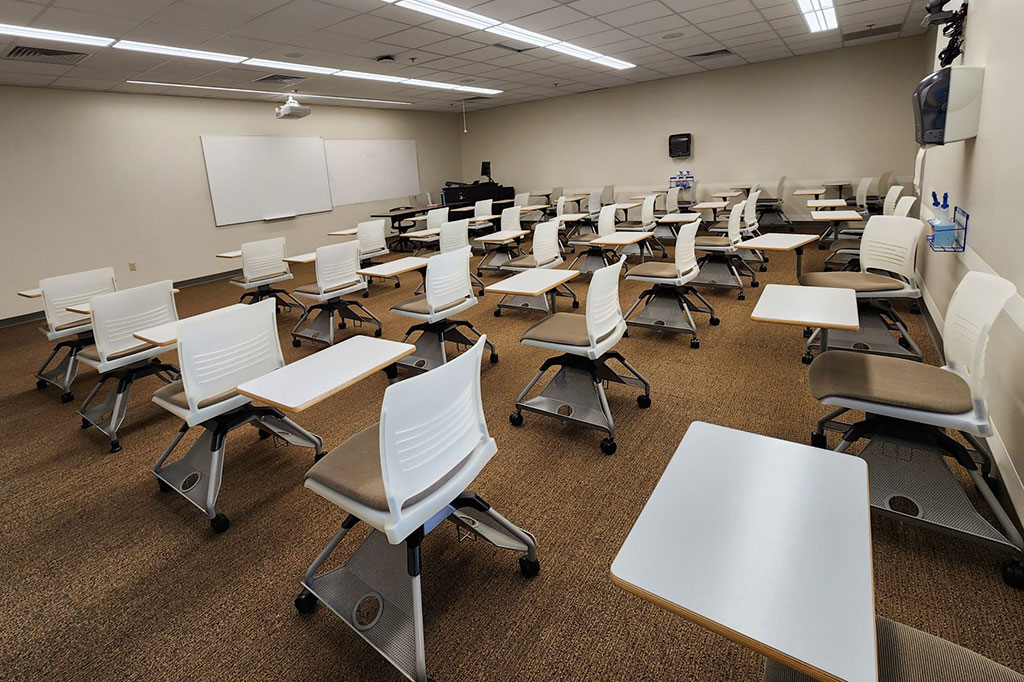 UHSP classroom Jones Hall 1231