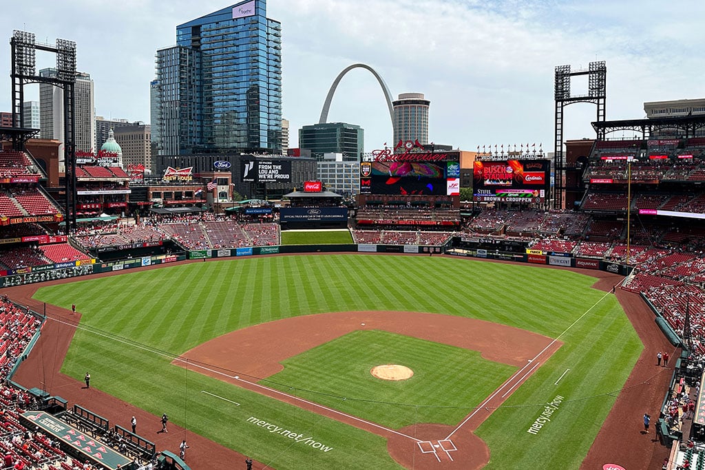 Busch Stadium in St. Louis